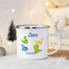 Personalized Children's Mug, Ideal Gift, Enamel Children's Mug With Aninals, Mug With Personalized Name, Birthday Gift.