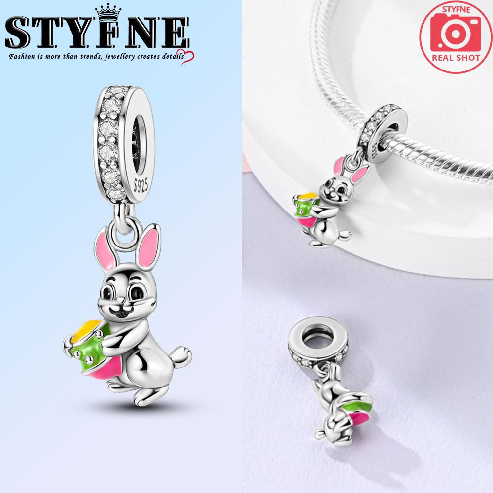 Anniversary Copper Color Cute Cat Blue Moon Owl Rabbit Mermaid Animal Charms Pendants Fit Original Bracelets Diy Jewelry
