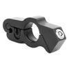 Alloy Handlebar Lock Universal Throttle Lock Anti Theft Hand Grip Lock for Motorcycle Electric Bike Black