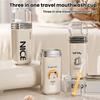 Mouthwash Cup Cartoon Prints Sealed Dustproof Design Travel Toothbrush Toothpaste Holder Lightweight 3 in 1 Dental Set