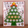 Wooden Christmas Tree Desktop Ornament DIY Mini Christmas Tree Decorations Window Display Ornament Adornos Navideños