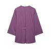 Spring European & American Style Kimono Cross Jacket with Casual Pants