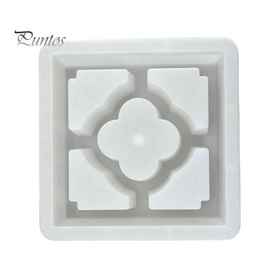 Decorative Garden Flagstone Maker Plastic Stepping Stones Mold, Reusable Concrete Mold for Walkway Path Maker, Durable DIY Casting Outdoor Cement