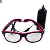 LED EL Wire Glasses Light Up Glow Sunglasses Eyewear Shades for Nightclub Party