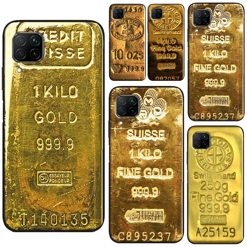 

Чохол Switzerland Fine Gold для Huawei P40 P20 P30 Pro Mate 20 Lite P Smart 2019 Nova 5T Honor 50 Lite 10i 8X 9X Huawei P20