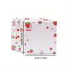 1book/80sheets Random Cute Fruits Design Memo Pad For Students, Office, Home Reminder Notes Back To School