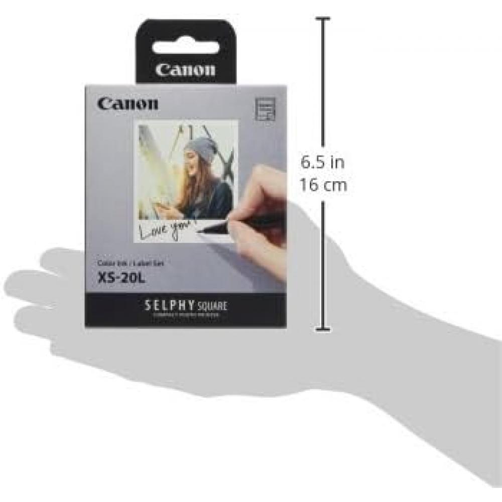 Canon Canon Selphy Square Qx10 QX20 Color Ink Label Set Xs 20l  X2  Small  X2 