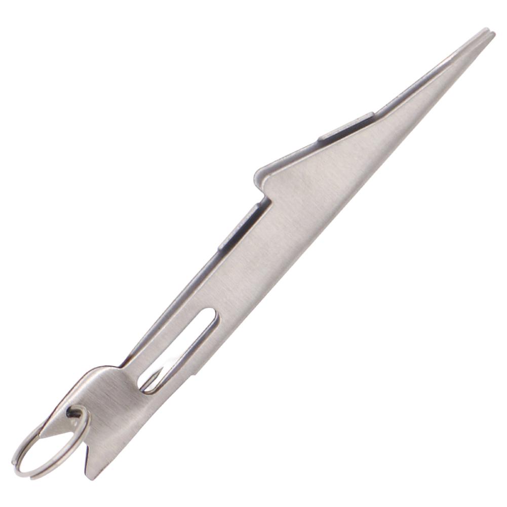 1PC Outdoor Fishing Hook Tying Device Nail Knot Fly Professional Knotting Fly Fishing Tying Knotter Tool Fast Tyer Tackle серебряный