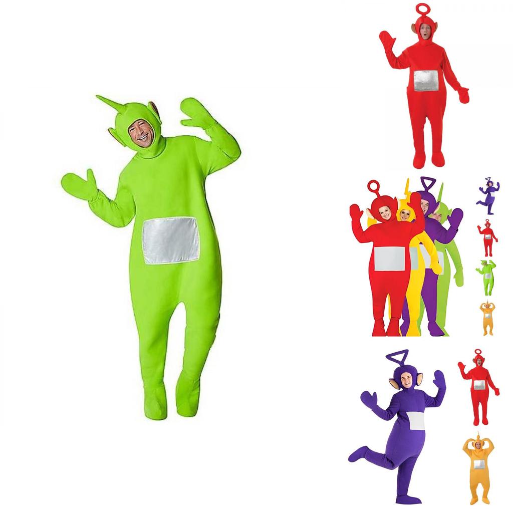 Fun Teletubbies Costume Polyester Bodysuit With Headpiece!