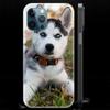 Alaskan Husky Dog Cute Puppy Luxury Phone Case For iPhone 13 15 14 12 11 Pro MAX XR X SE XS 7 8 Plus Silicone Black Matte Cover