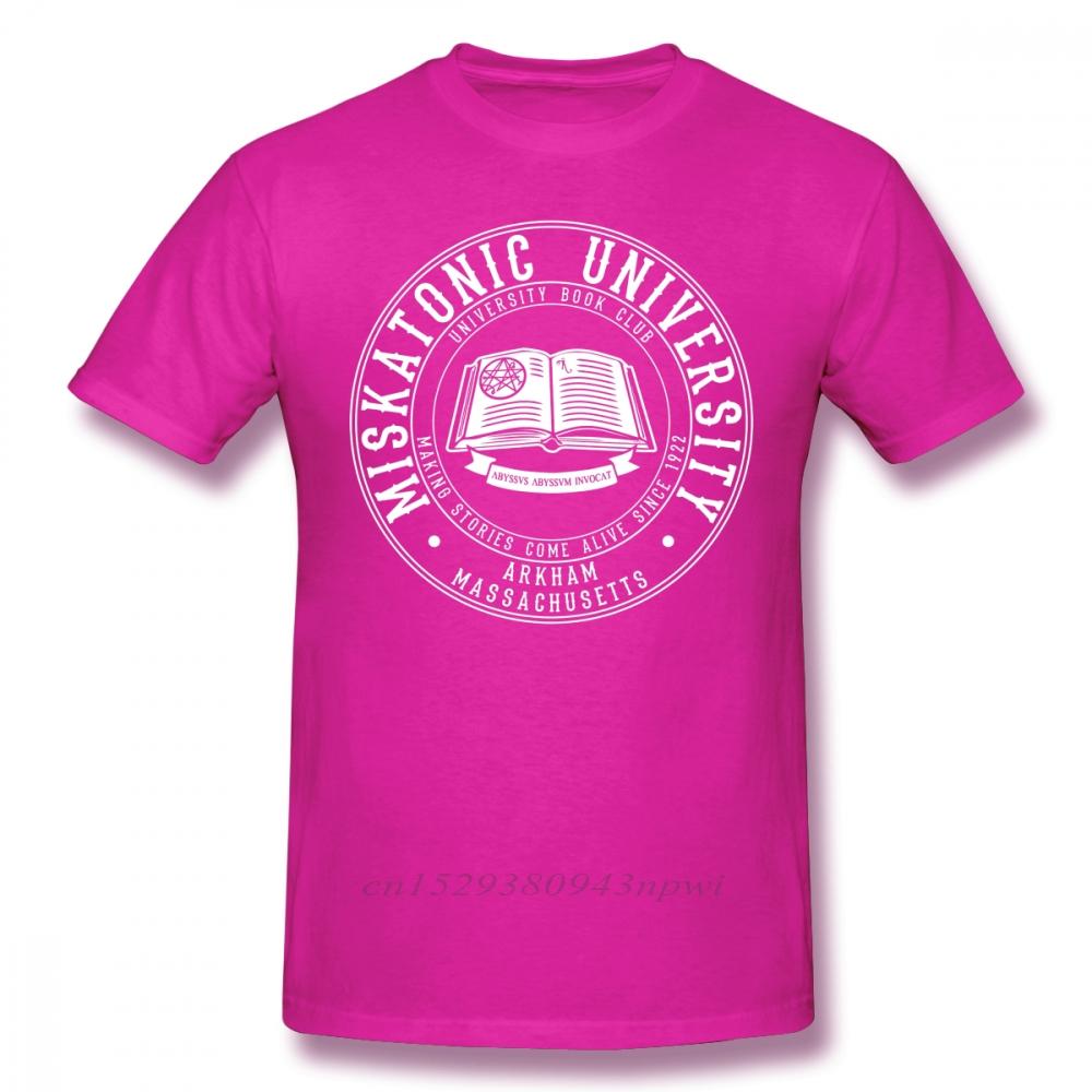 Arkham Horror T Shirt Miskatonic University Book Club TShirt Unisex Short Sleeve 100 Cotton Tee Shirt Oversized Streetwear Tshirt