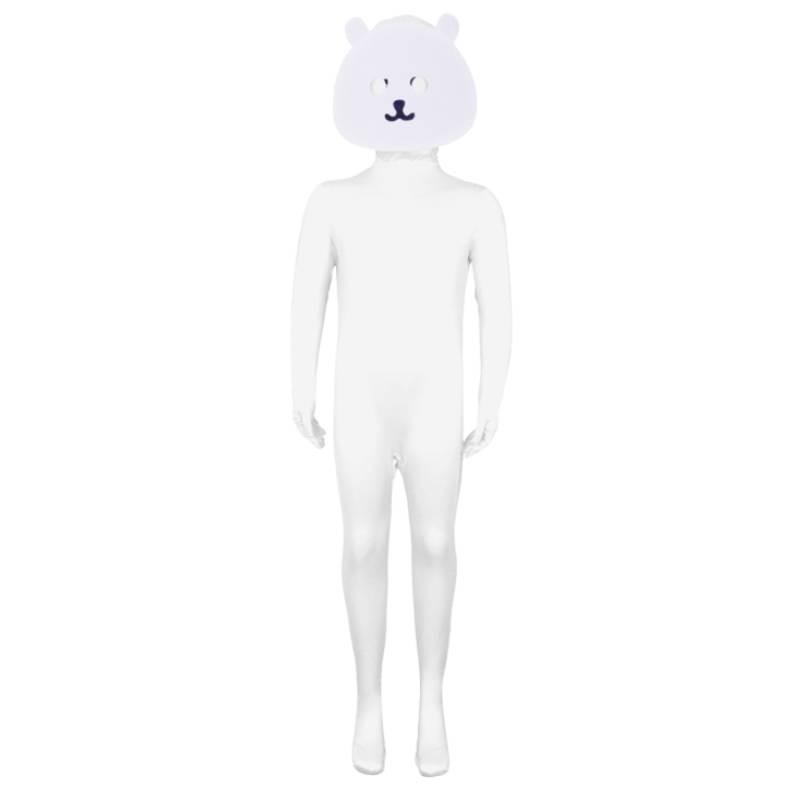 Joke Cosplay Bear Costume Jumpsuit Headwear Set Halloween Stage Performance