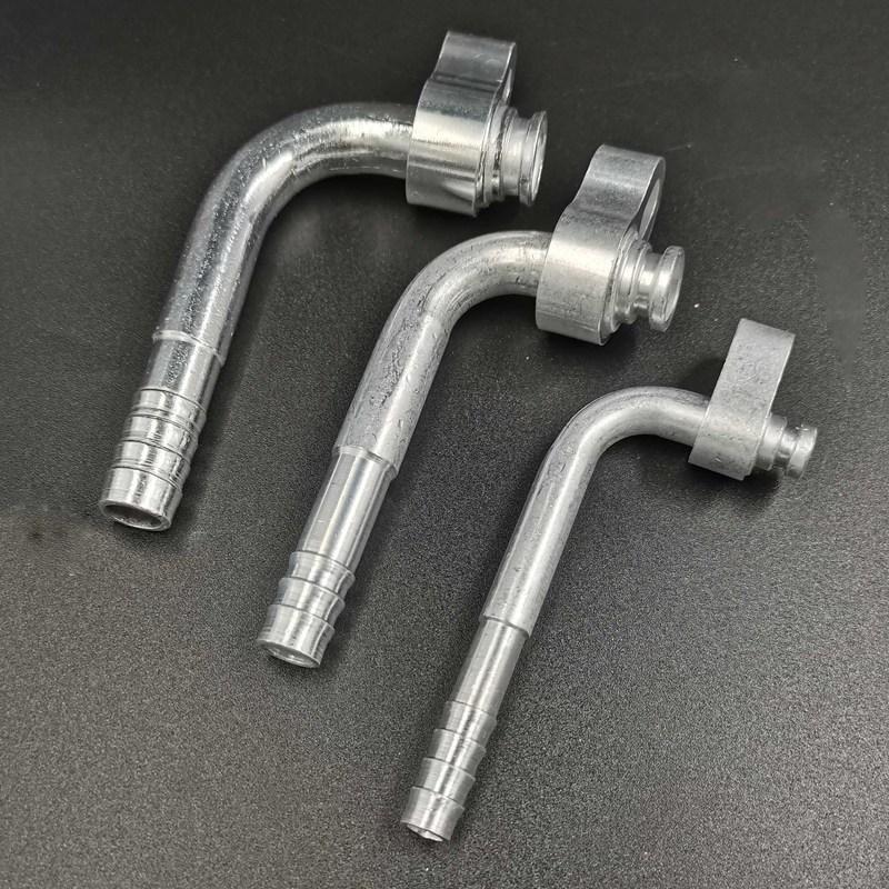 (15PCS)R134 Automotive Air Conditioning Piping Aluminum Joint Kit Condenser Radiator Drying Bottle Active Plate Header Connector