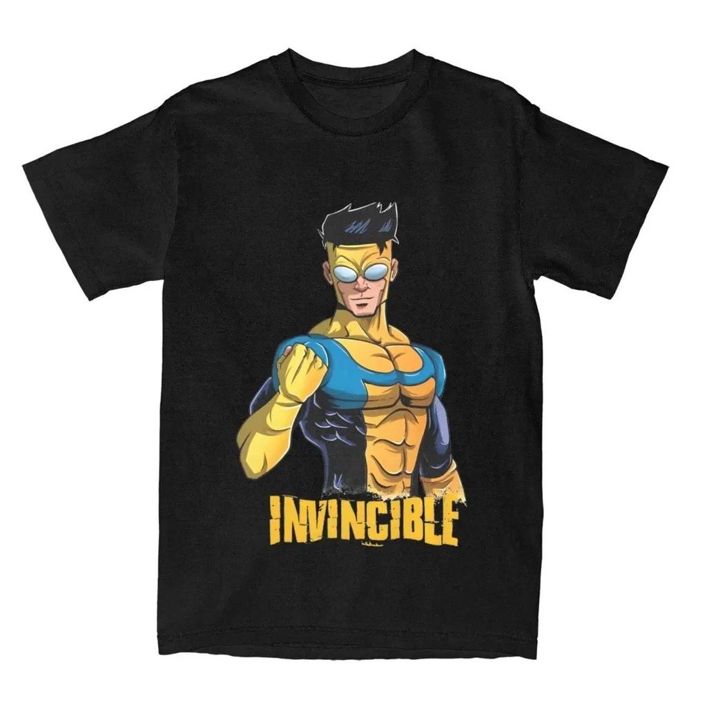 New 2026 Invincible Tee Cartoon Series Cotton Graphic Print Unisex Invincible Highend Luxury Unisex Style Both of Unisex and Unisex