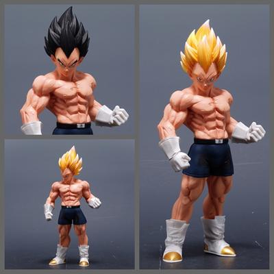 Dragon Ball Gravity Vegeta 28.5cm with 2 Heads Action Figure Toys