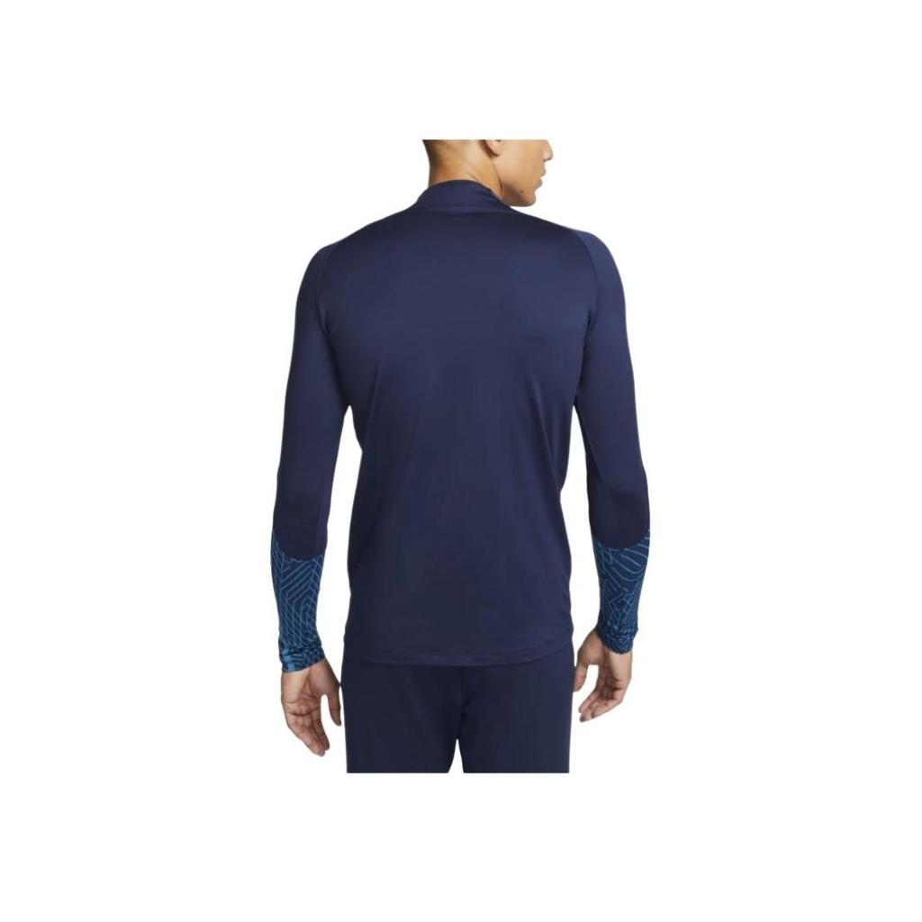 Nike Dri-FIT Strike Drill Chorvatsko Mistrovství světa Tréninkové Fotbalové Tričko s Dlouhým Rukávem Pánské topy Tmavě Modrá DH6453-498