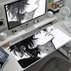 Anime Figure Minimalist Mousepad Extended Computer Gaming Offices Accessories Gamer Professional Premium Table Rug Nonslip Mats
