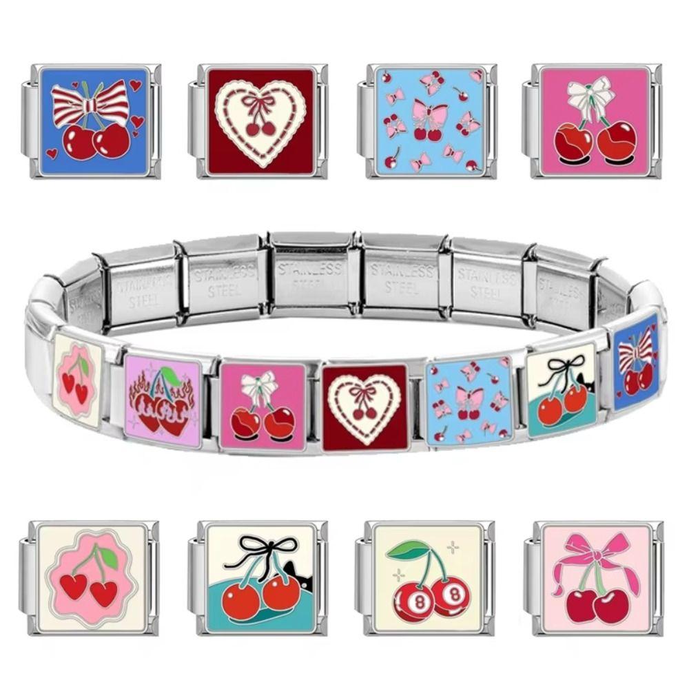 Stainless Steel Bracelet Module DIY Jewelry Charm Bracelet Link Bracelets Making Tool  Women Girl