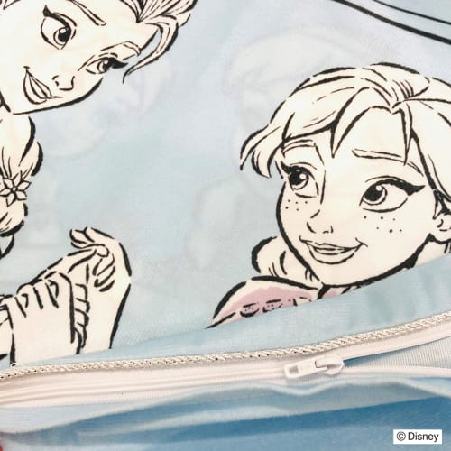 MORIPiLO Disney Pillowcase (Frozen Pillowcase for Parents and Children) Princess Elsa Blue 43x63cm Merchandise Plush Toy Cover Adult Cute Soft Zippere