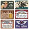 Whiskey Bier Metalen Tin Bord Vintage Home Decor Retro Bacardi Metalen Poster Teken Ierse Pub Keuken Cafetaria Restaurant Decoratie