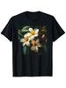 Tropical Plumeria Flowers for Graphic T-shirt