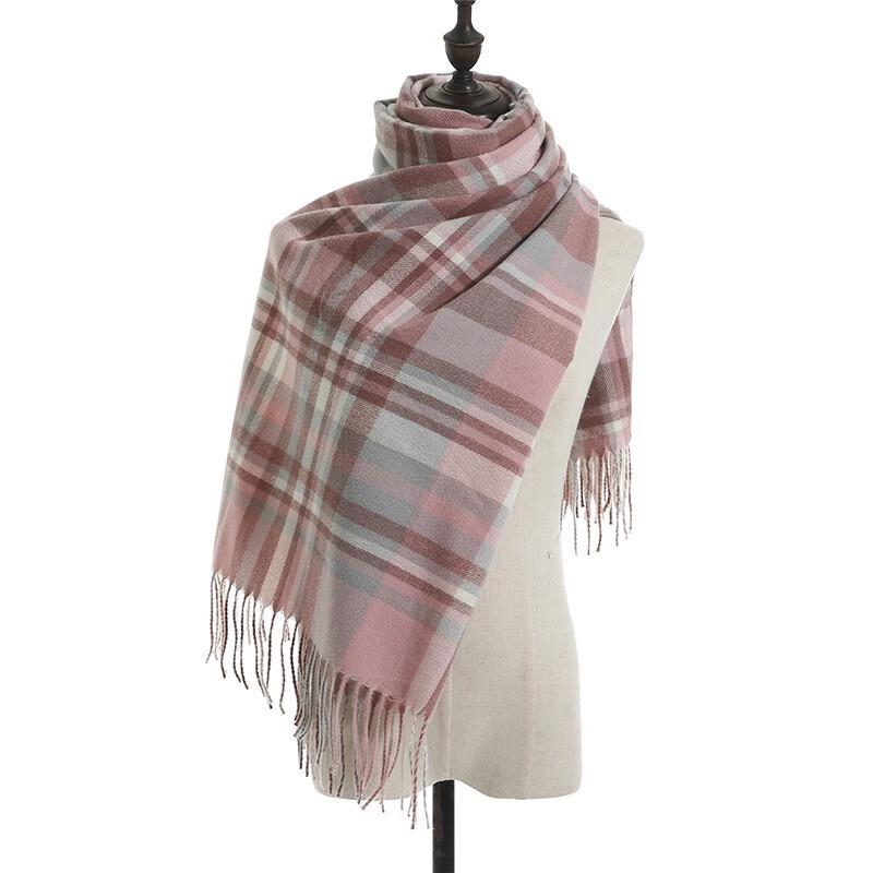 Women s Knitted Imitation Cashmere Scarf