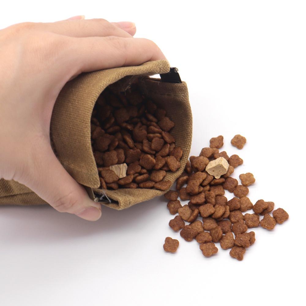 Stain-resistant Dog Training Snack Bag With Carabiner Walking Dog Snack Bag Pet Store