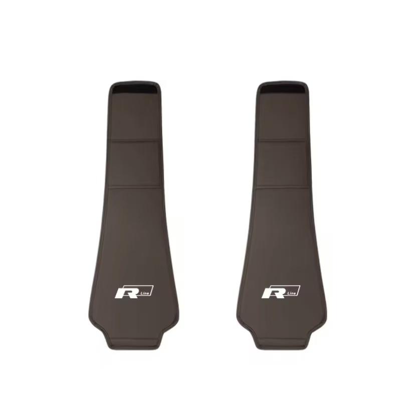 2Pcs Car Seat Pillow Cover Auto Headrest Protective Shell For VW Polo Golf T5 Caddy T4 Touran Golf GTI Passat CC GTD Hub Cap