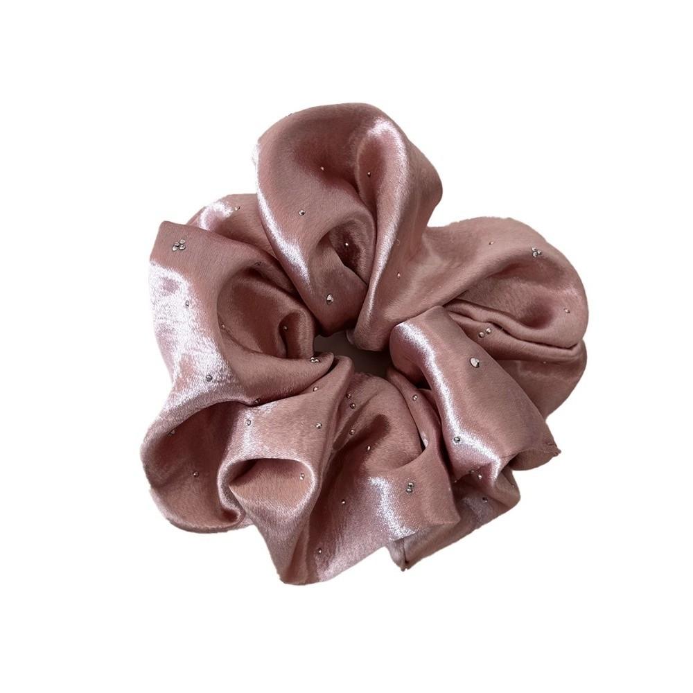 Multi Color Ponytail Hair Scrunchies Large Size Hair Bands Classic Elastic Hair Ties  Girls