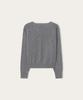 ATA Cadiz Wool Cashmere V-Neck Pullover_Melange Grey