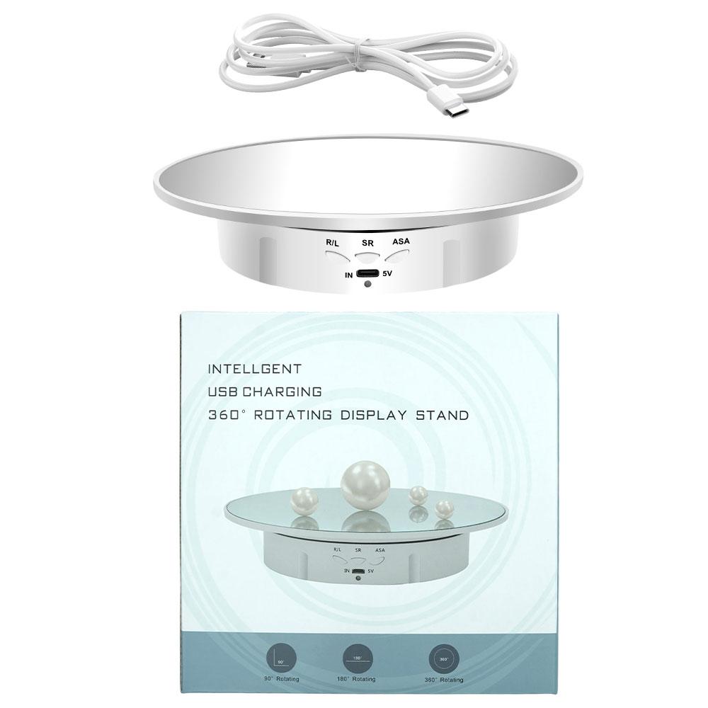 New 200 mm for video shooting show turntable, 3 rotating speed photography show 360 electric rotary products, Christmas gifts