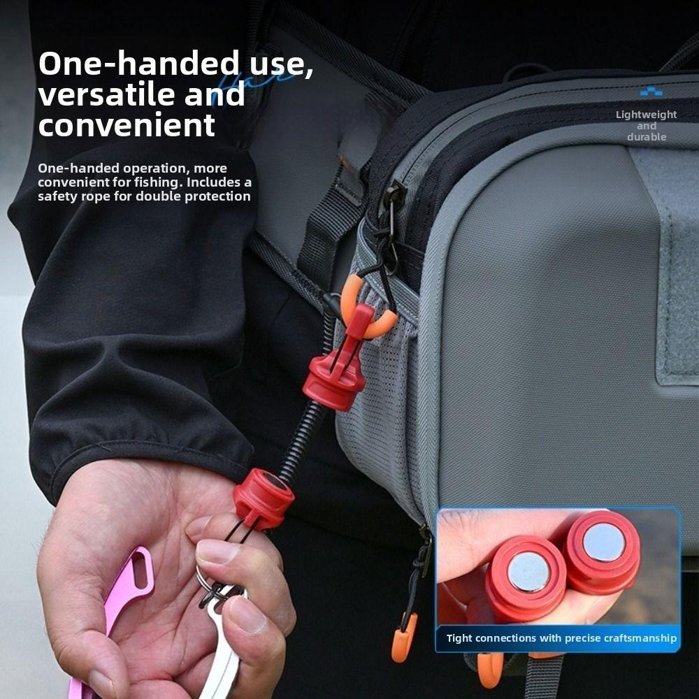 Compact Magnetic Hanging Ring Buckle Lightweight Multi-Function Carabiner Outdoor Fishing