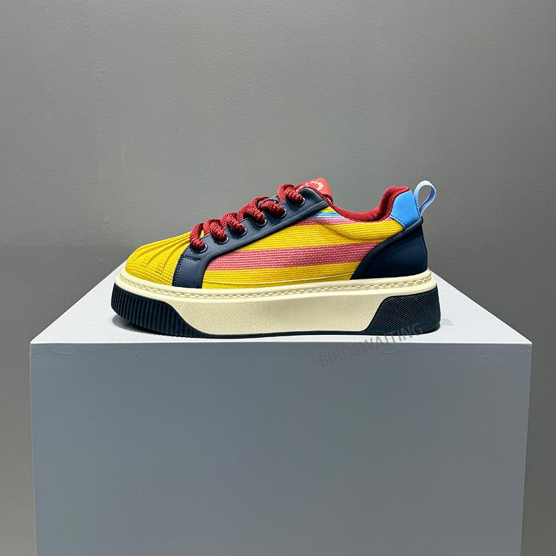 Shell Head Spring and Summer New Casual Platform Comfortable Low-top Board Shoes Cds