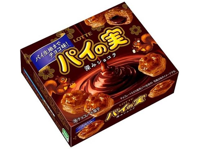 Lotte Pie no Mi Rich Cocoa шоколадное печенье, 69 гр