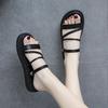 Roman Style Woman Shoes Outdoor Platform Open Toe Sandals for Women 2025 Summer Comfortable Chic and Elegant Luxury Shoe Sales