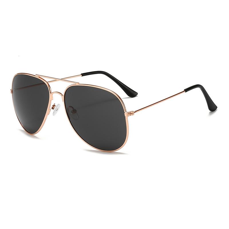 New fashion men's sunglasses glasses women's UV-proof metal sunglasses outdoor driver toad glasses