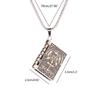 European American Street Cross-symbol Clavicle Chain Bible Religious Necklace
