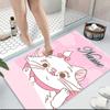 Custom Name Pink Aristocats Name Carpet Rug Customizable Soft Washable Anti-Slip Home Living Room Sofa Mats Personalized Rug. 0909417