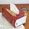 Creative Book Tissue Box Desktop Office Decoration Napkins Paper Box Toilet Tissue Storage Home Storage