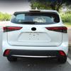 Stainless Car Rear Trunk Cover Tail Gate Trim Sticker Accessories Strip For Toyota Highlander XU70 Kluger 2020 2021 2022 2023
