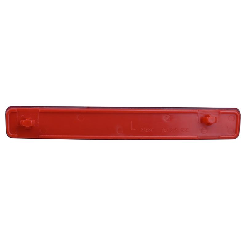 Car Rear Bumper Reflector Tail Light Bars Brake Lamp No Light for VW Transporter/Caravelle T5 2003-2011 7E0945105 7E0945106