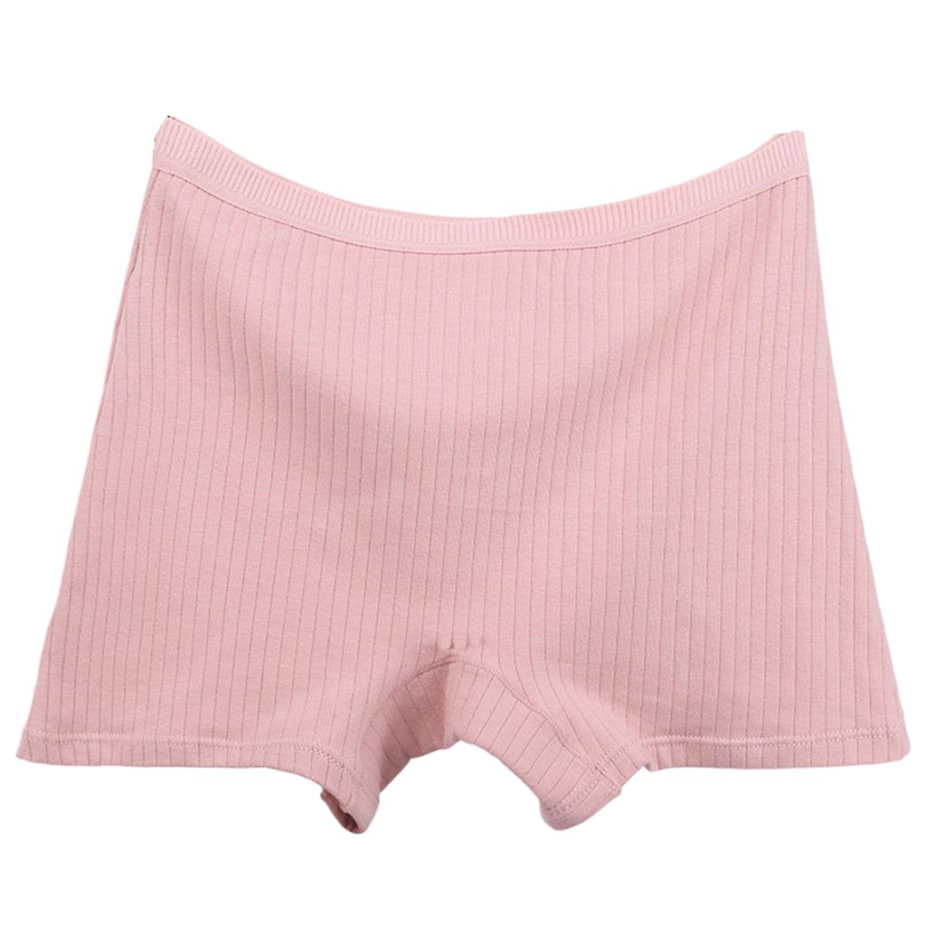 Women's Flat Cornered Underwear With Thread, Plus Size High Waist Underwear