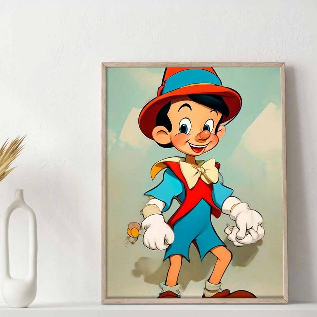 5D Diy Diamond Painting The Pinocchio of Spirit Full Drill Rhinestones Mosaic Embroidery Handmade Products Home Decor Gift