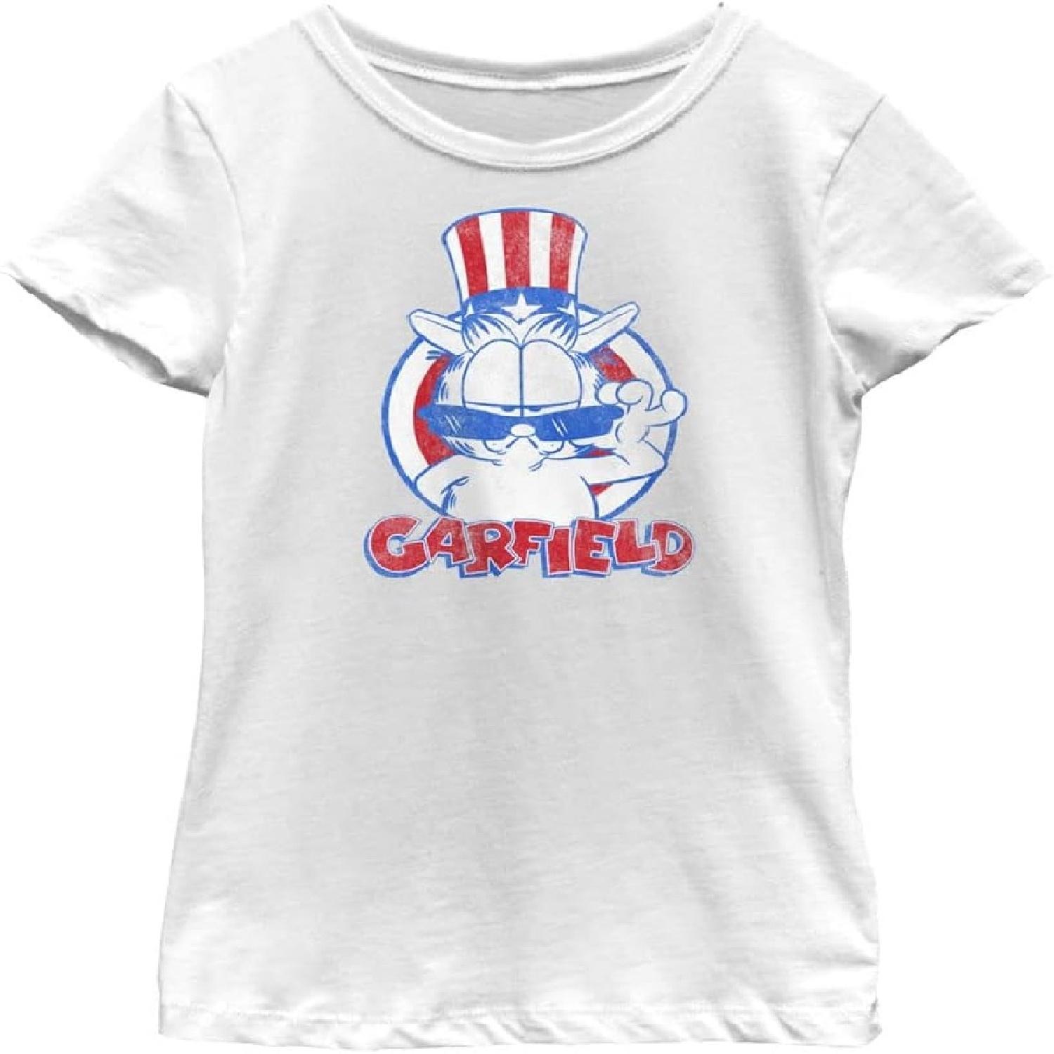 Nickelodeon Garfield Wants You Girls Short Sleeve Tee Shirt S