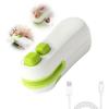 Selador & Cortador de Sacos Mini 2 em 1 com Ímã - Selador Térmico Portátil Recarregável por USB para Sacos Plásticos, Lanches, Doces & Armazenamento de Alimentos