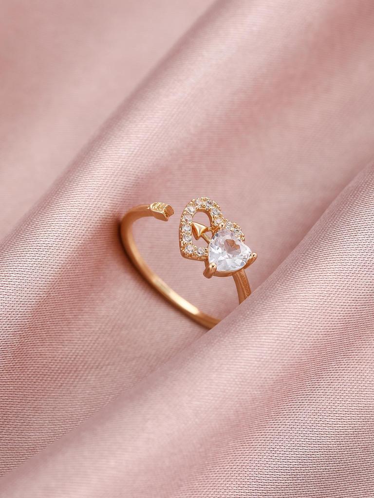 High-End Cross-Border Fashion Bow Ring for Women - European & American Style Open Index Finger Accessory