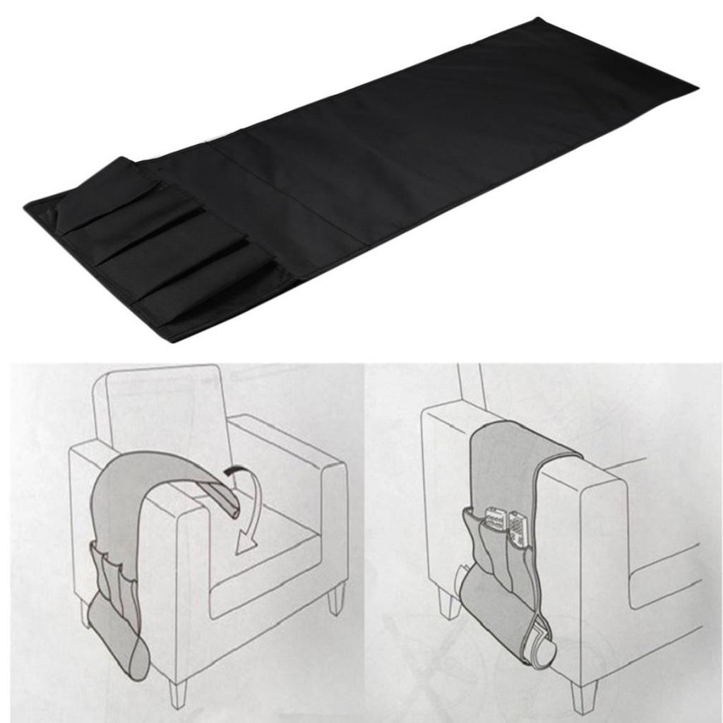 Organizer Per Bracciolo Divano - Tasca Portaoggetti Per Telecomando, Riviste E Snack - Foto 6