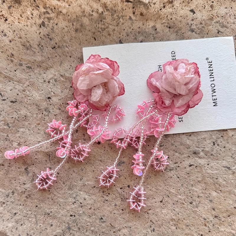Resort Style Sunflower Earrings - Spring/Summer 2025 Collection for Women