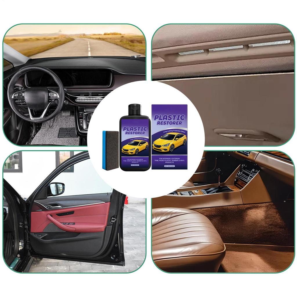 Car Scratch Repair Paste 100g UV-Resistant Paste Car Scratch Remover For Bumper Fading Dashboard Rubber Seat Boat Upholstery