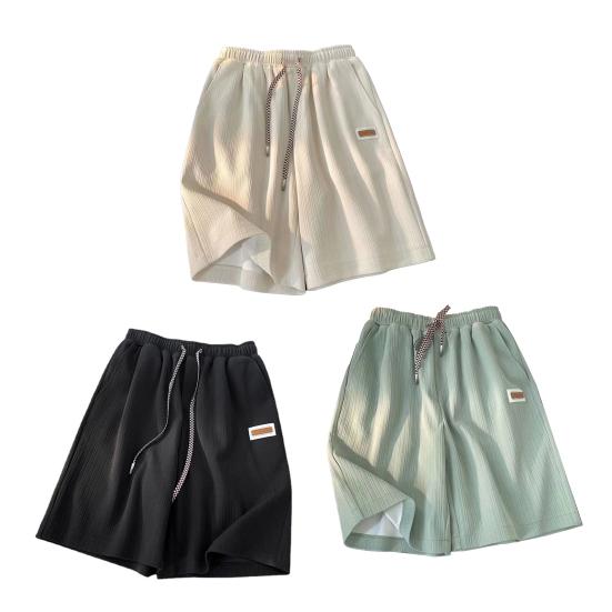 Straight Men Short Pants Chic Solid Color Jogging Running Summer Shorts Garment Daily Wear